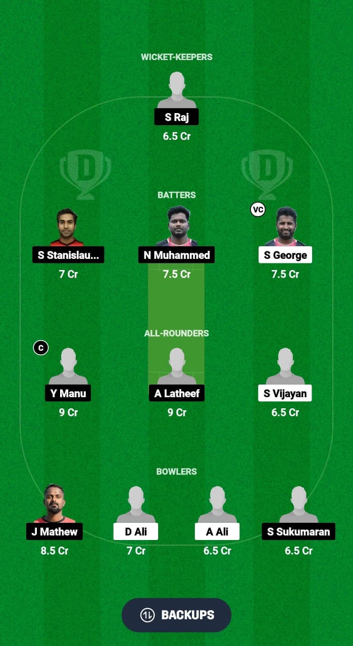 RDS vs EDK Dream11 Prediction Fantasy Cricket Tips Dream11 Team ECS T10 Malta 2024 