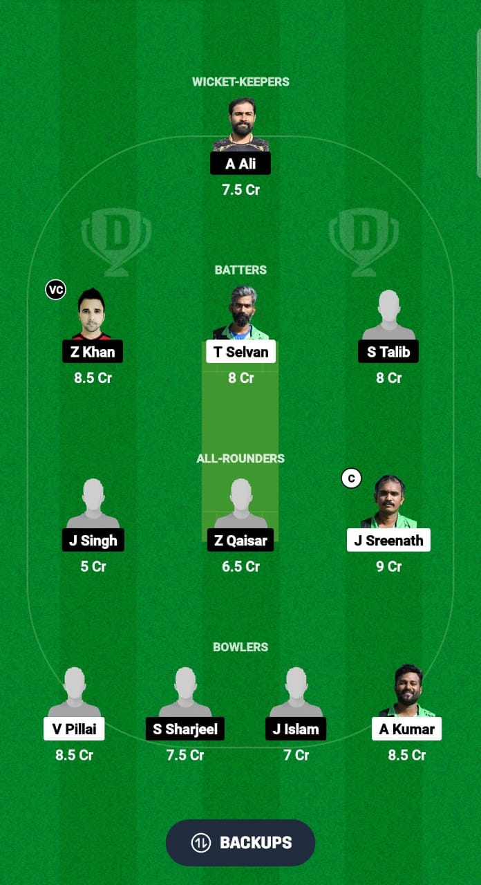 VLS vs GZZ Dream11 Prediction Fantasy Cricket Tips Dream11 Team ECS T10 Malta 2024 