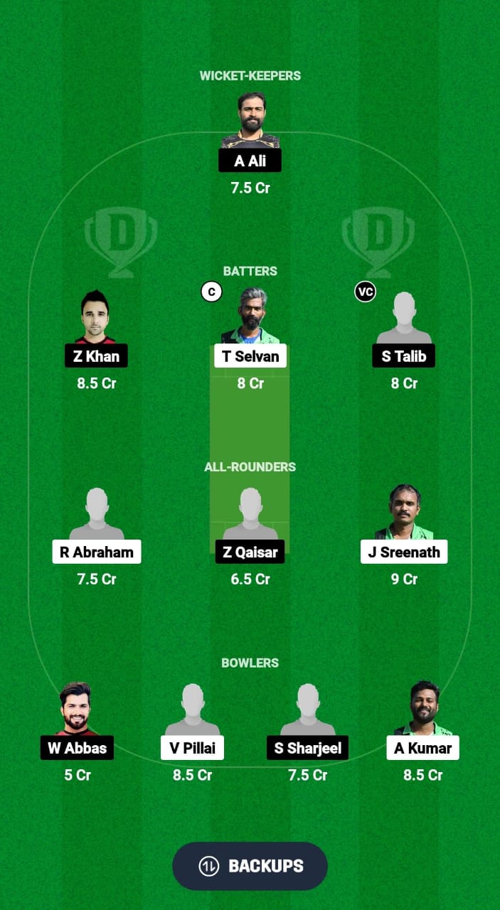 VLS vs GZZ Dream11 Prediction Fantasy Cricket Tips Dream11 Team ECS T10 Malta 2024 