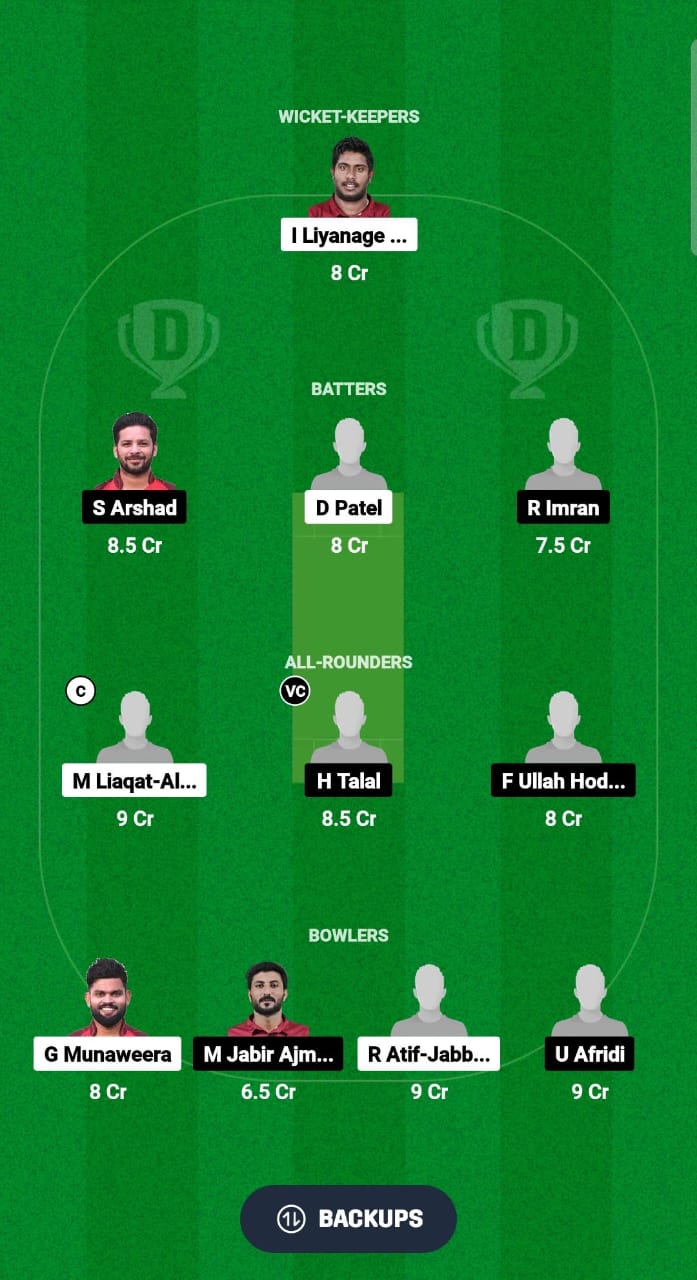 GAM vs FCC Dream11 Prediction Fantasy Cricket Tips Dream11 Team Qatar T20 Pro League 2024 