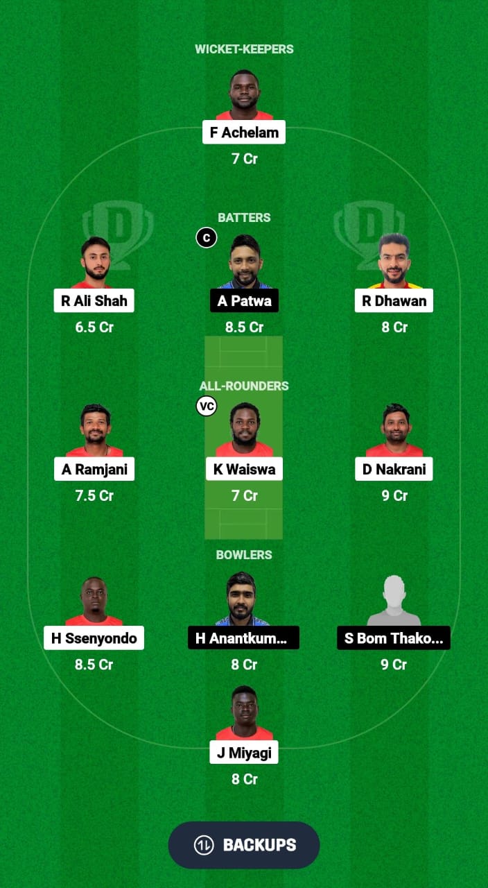 UGA vs TAN Dream11 Prediction Fantasy Cricket Tips Dream11 Team ICC CWC ODI Challenge League B 2024 