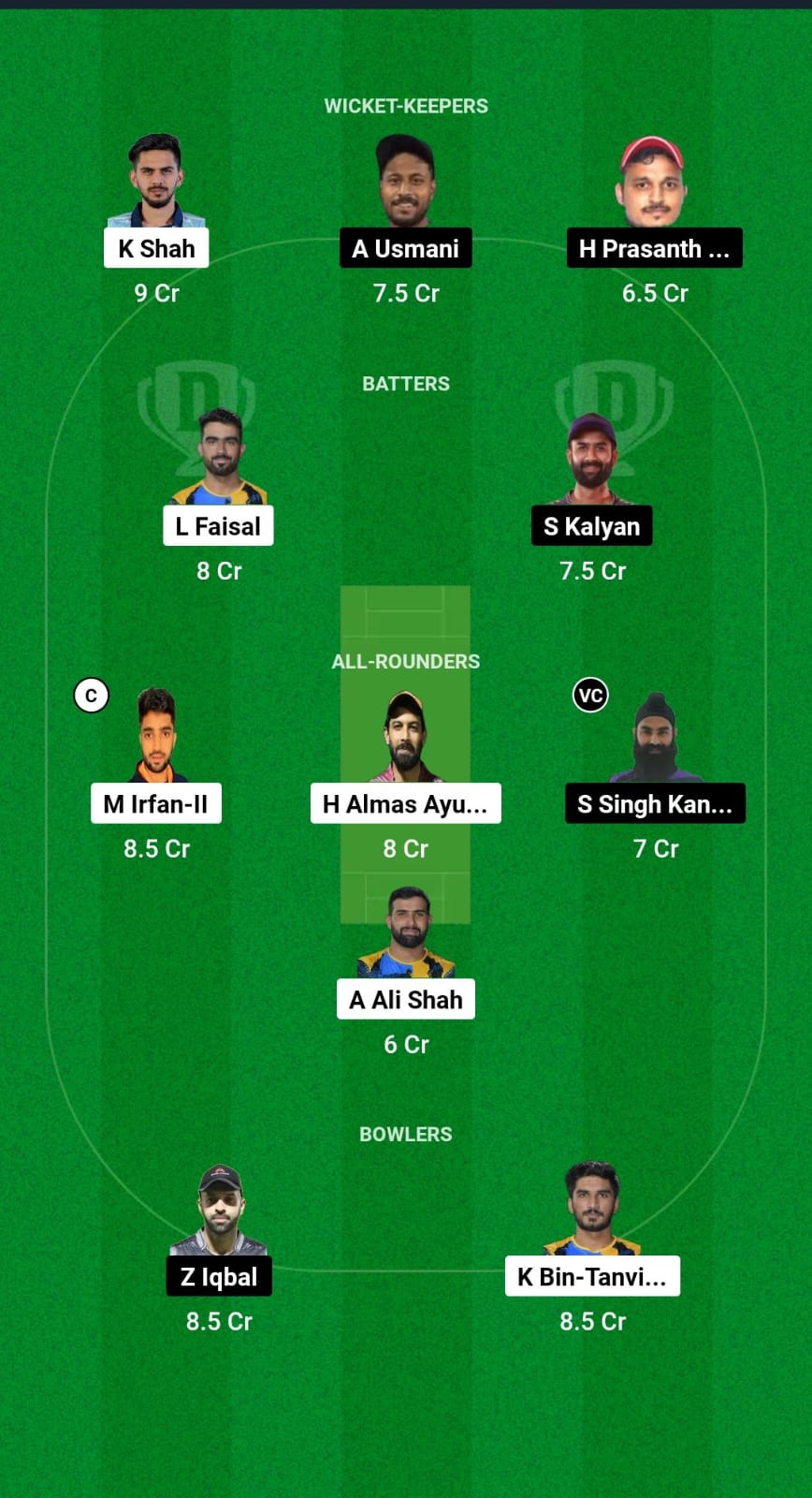 FUJ vs SHA Dream11 Prediction Fantasy Cricket Tips Dream11 Team Emirates D20 Tournament 2024 