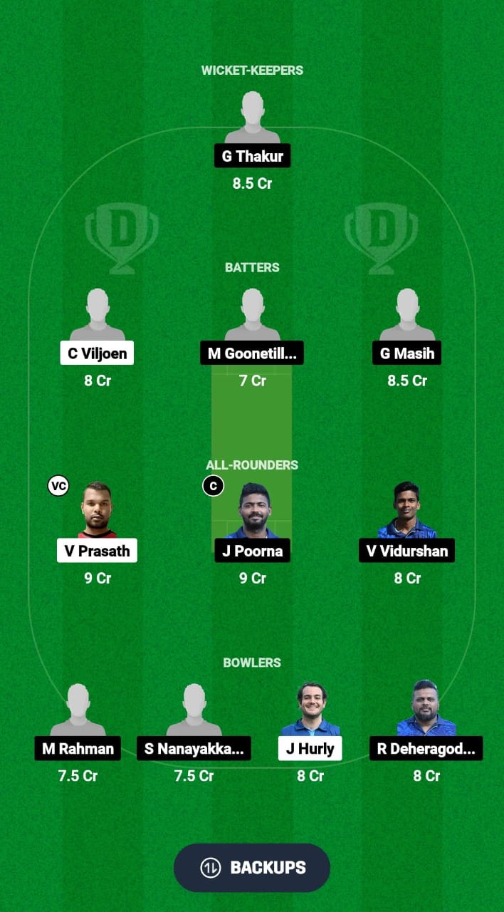 OVR vs SOC Dream11 Prediction Fantasy Cricket Tips Dream11 Team ECS T10 Malta 2024 