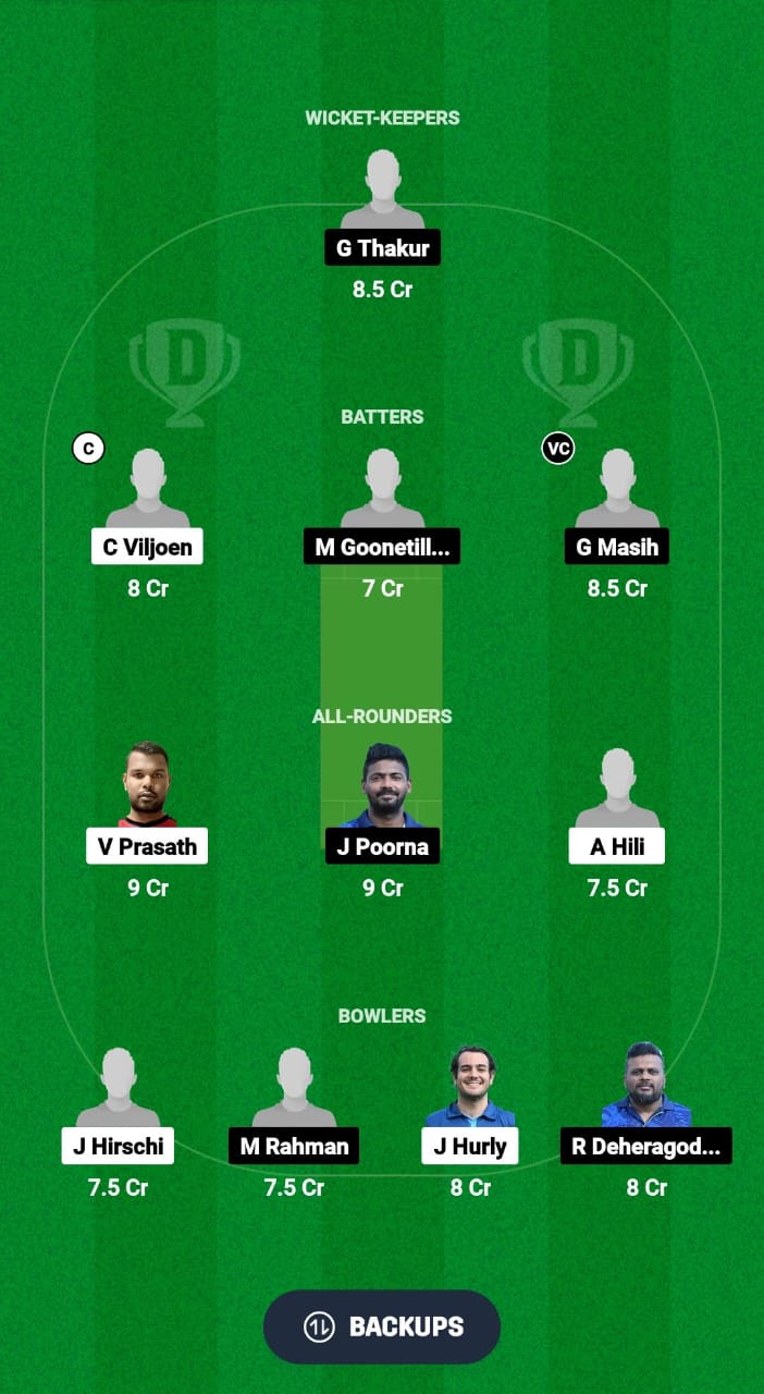 OVR vs SOC Dream11 Prediction Fantasy Cricket Tips Dream11 Team ECS T10 Malta 2024 