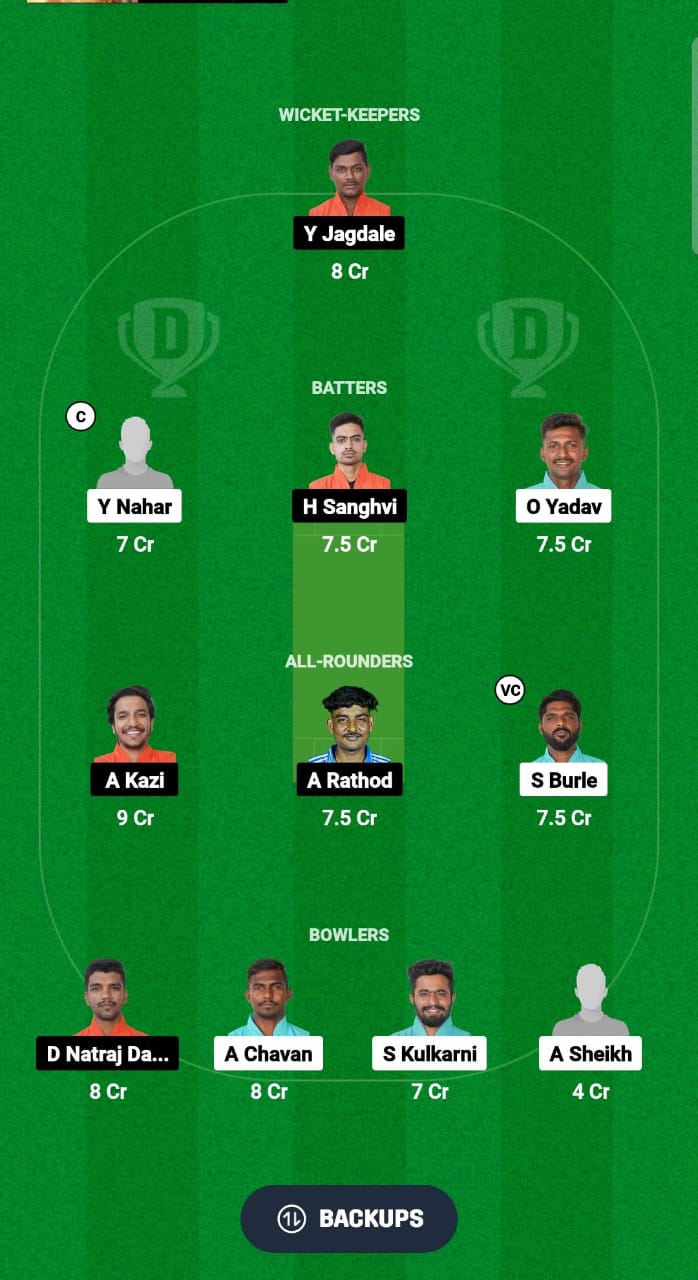 SCA vs APS Dream11 Prediction Fantasy Cricket Tips Dream11 Team Ecole Pune T20 Cup 2024 