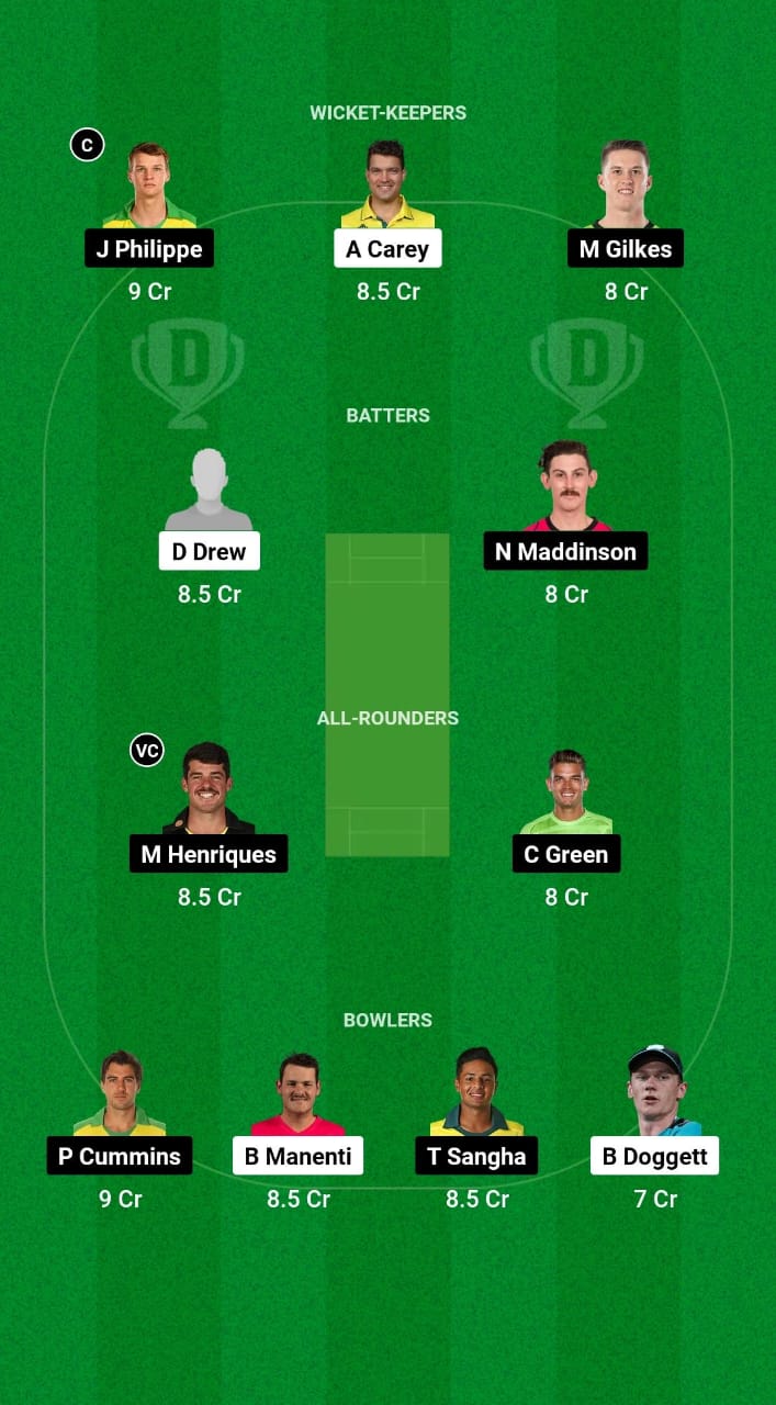 SAU vs NSW Dream11 Prediction Fantasy Cricket Tips Dream11 Team Australian Men's ODD 2024 