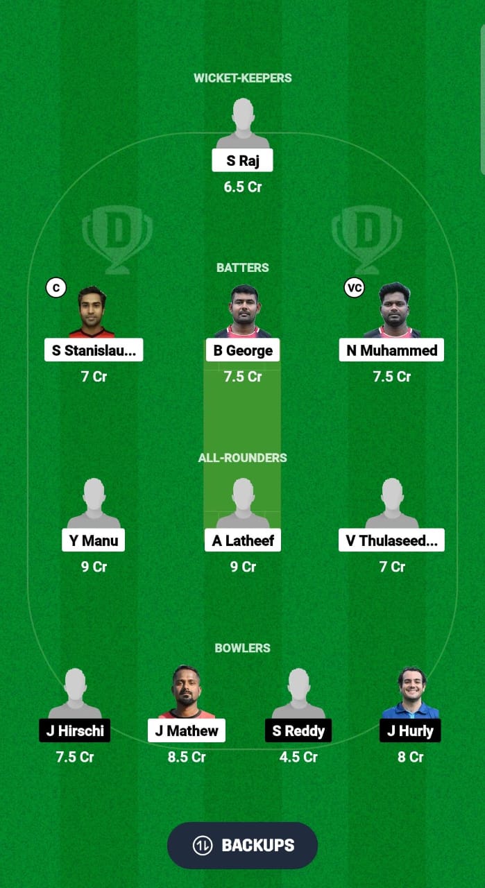 EDK vs OVR Dream11 Prediction Fantasy Cricket Tips Dream11 Team ECS T10 Malta 2024 