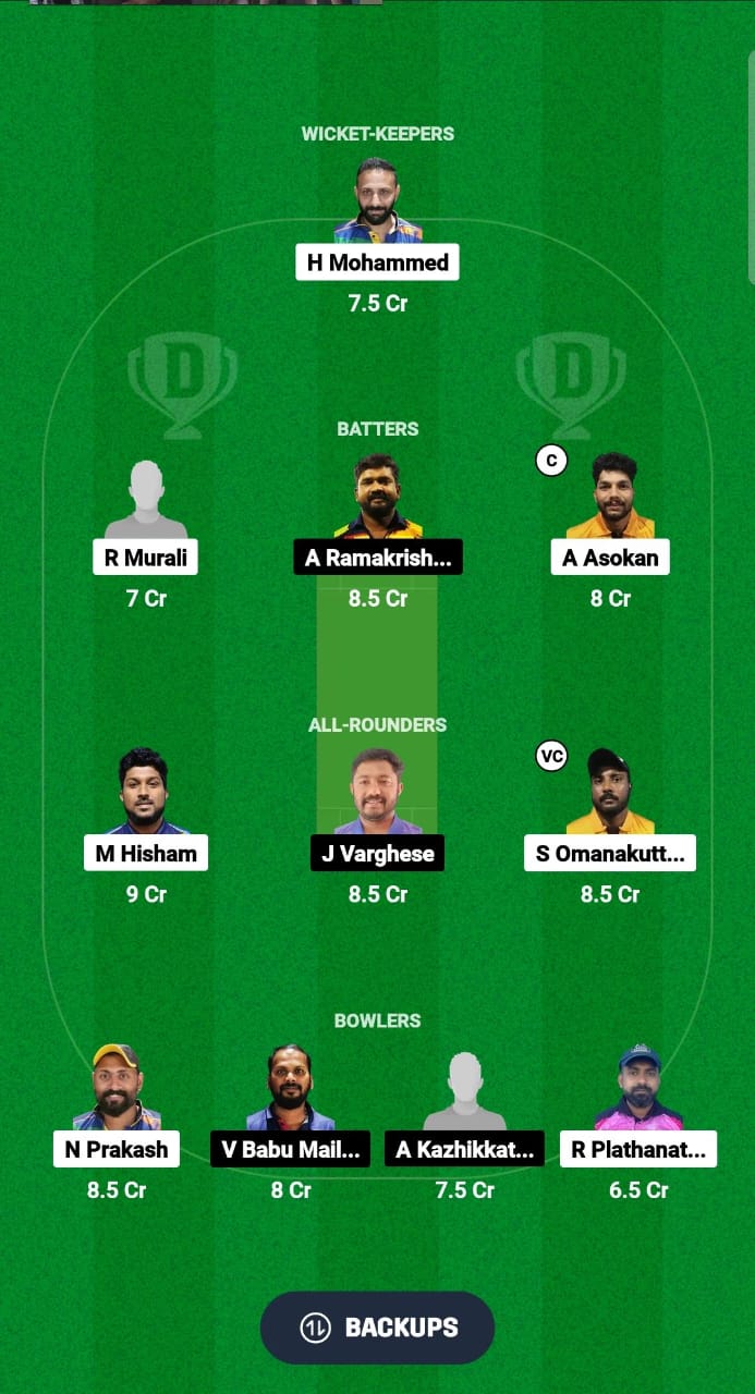 AIOC vs COH Dream11 Prediction Fantasy Cricket Tips Dream11 Team Kuwait T20 Challengers Cup 2024 