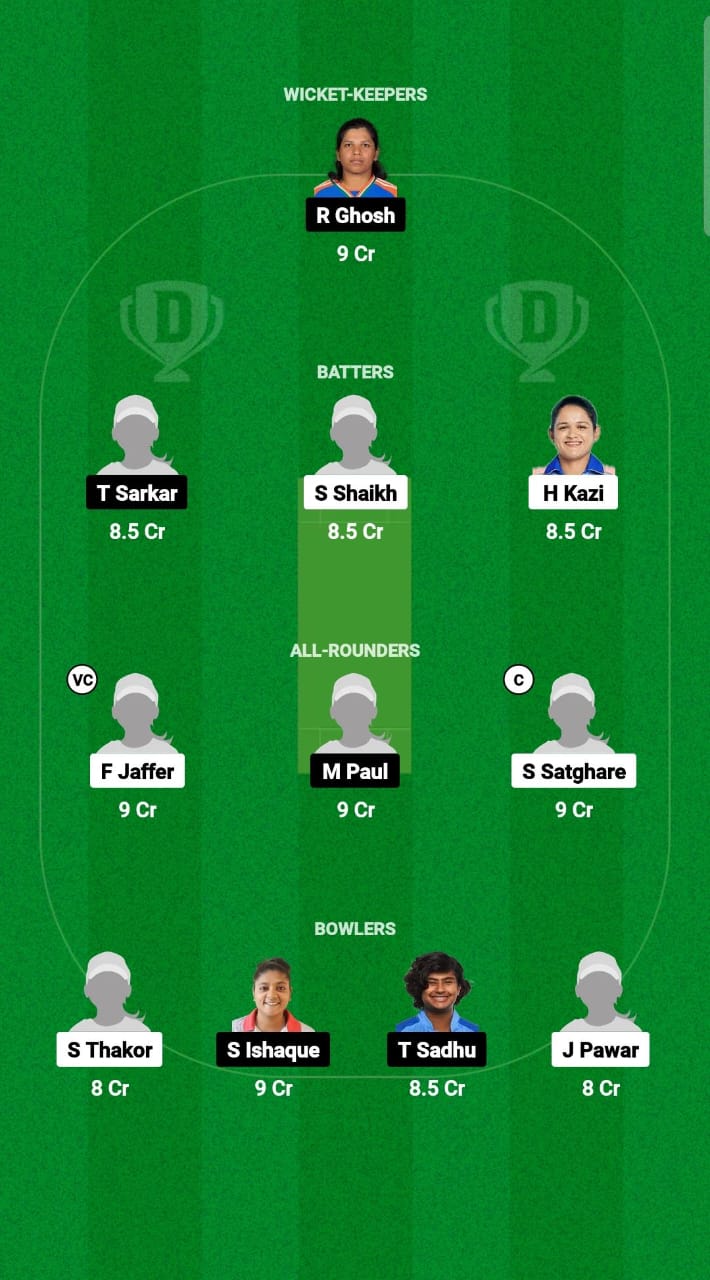 MUM-W vs BEN-W Dream11 Prediction Fantasy Cricket Tips Dream11 Team ICC Women’s Domestic T20 2024 