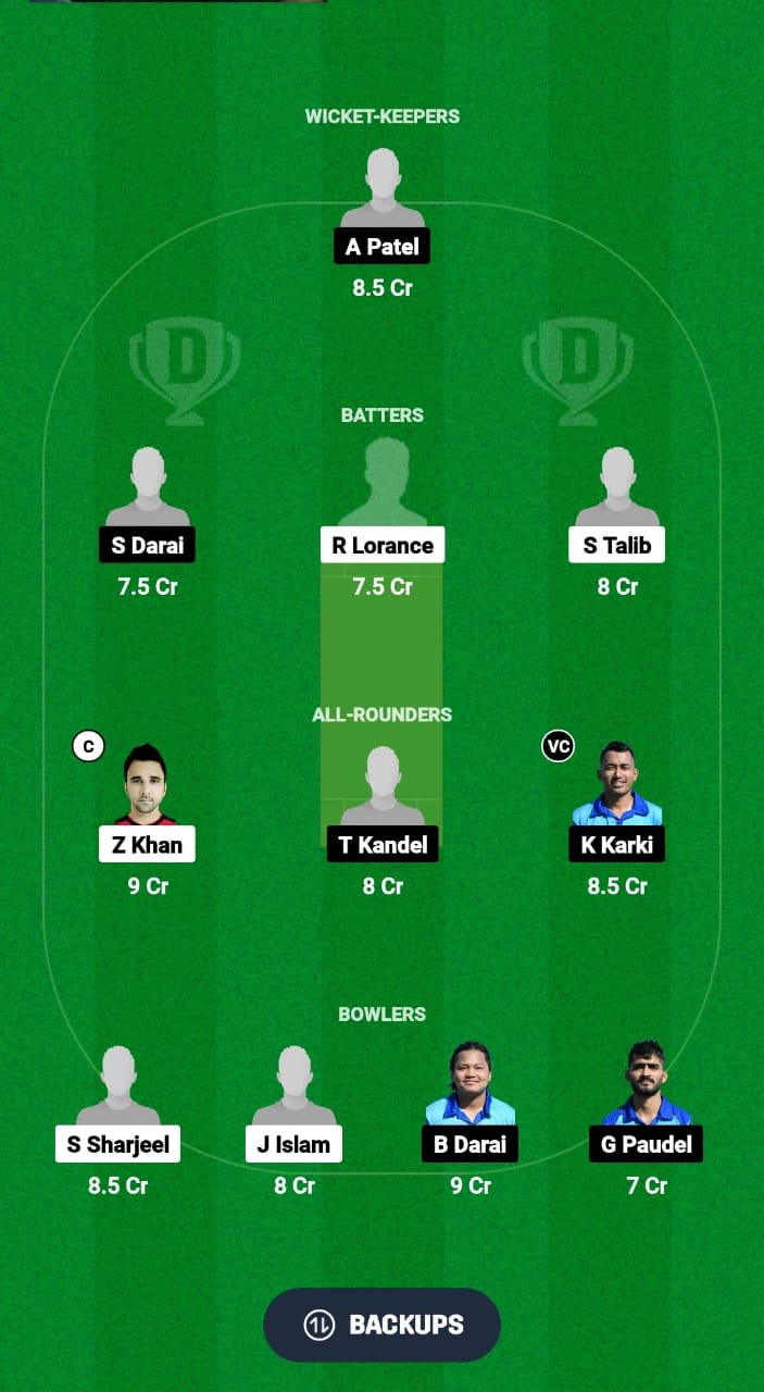 GZZ vs GU Dream11 Prediction Fantasy Cricket Tips Dream11 Team ECS T10 Malta 2024 