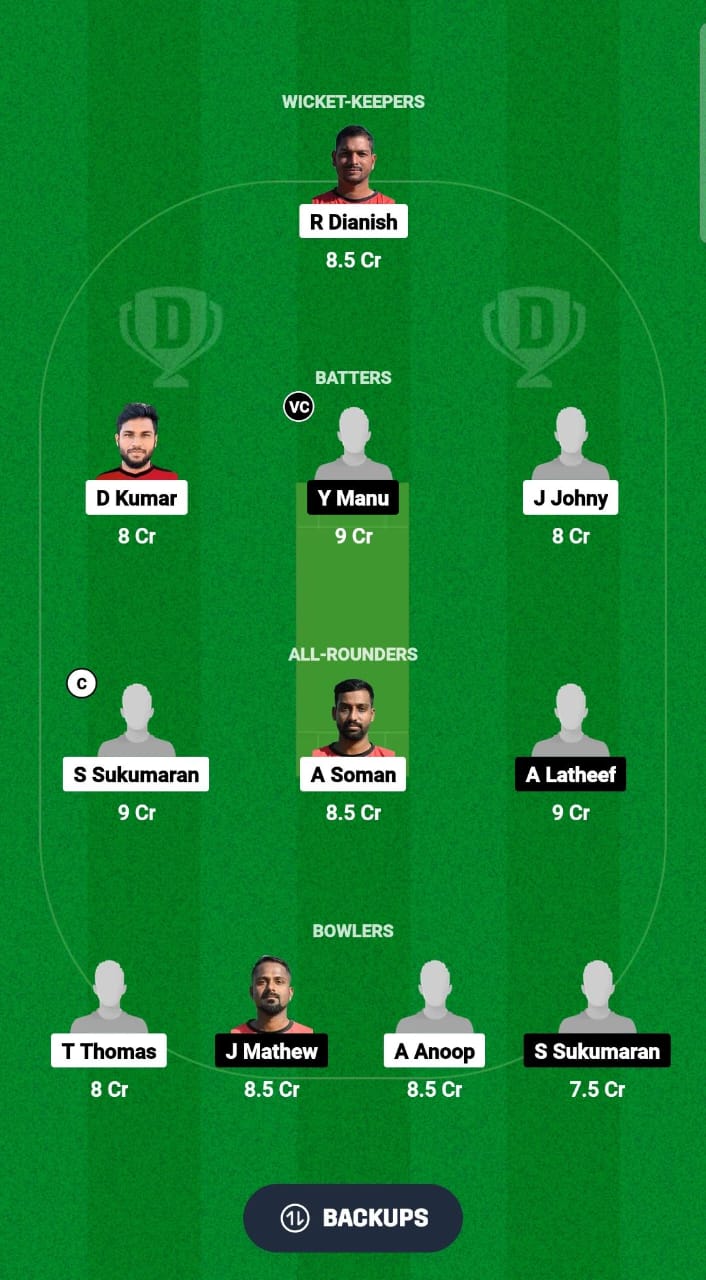 MSW vs EDK Dream11 Prediction Fantasy Cricket Tips Dream11 Team ECS T10 Malta 2024 