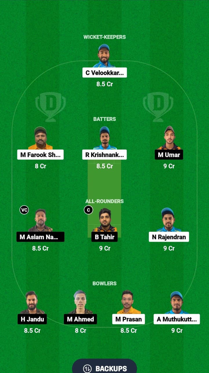 NCMI vs ALH Dream11 Prediction Fantasy Cricket Tips Dream11 Team KCC T20 Elite Championship 2024 