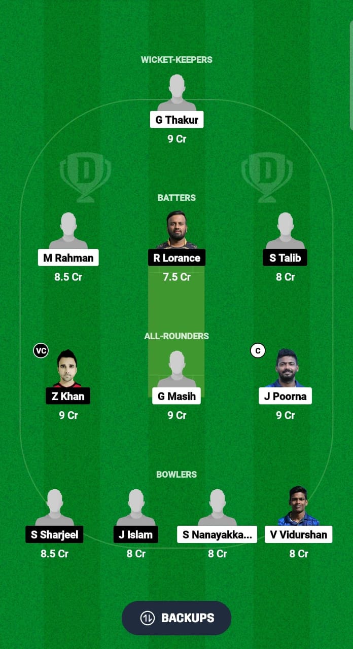 SOC vs GZZ Dream11 Prediction Fantasy Cricket Tips Dream11 Team ECS T10 Malta 2024 