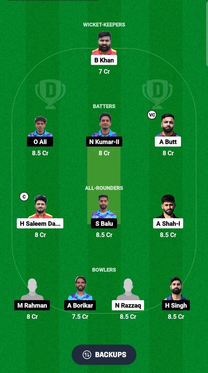 BSH vs MIB Dream11 Prediction Fantasy Cricket Tips Dream11 Team ECS T10 Malta 2024 