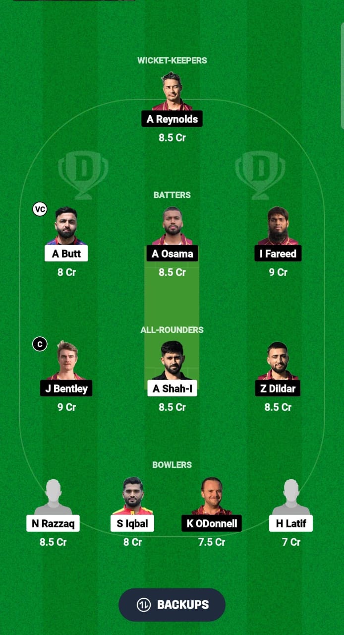 BSH vs BI Dream11 Prediction Fantasy Cricket Tips Dream11 Team ECS T10 Malta 2024 