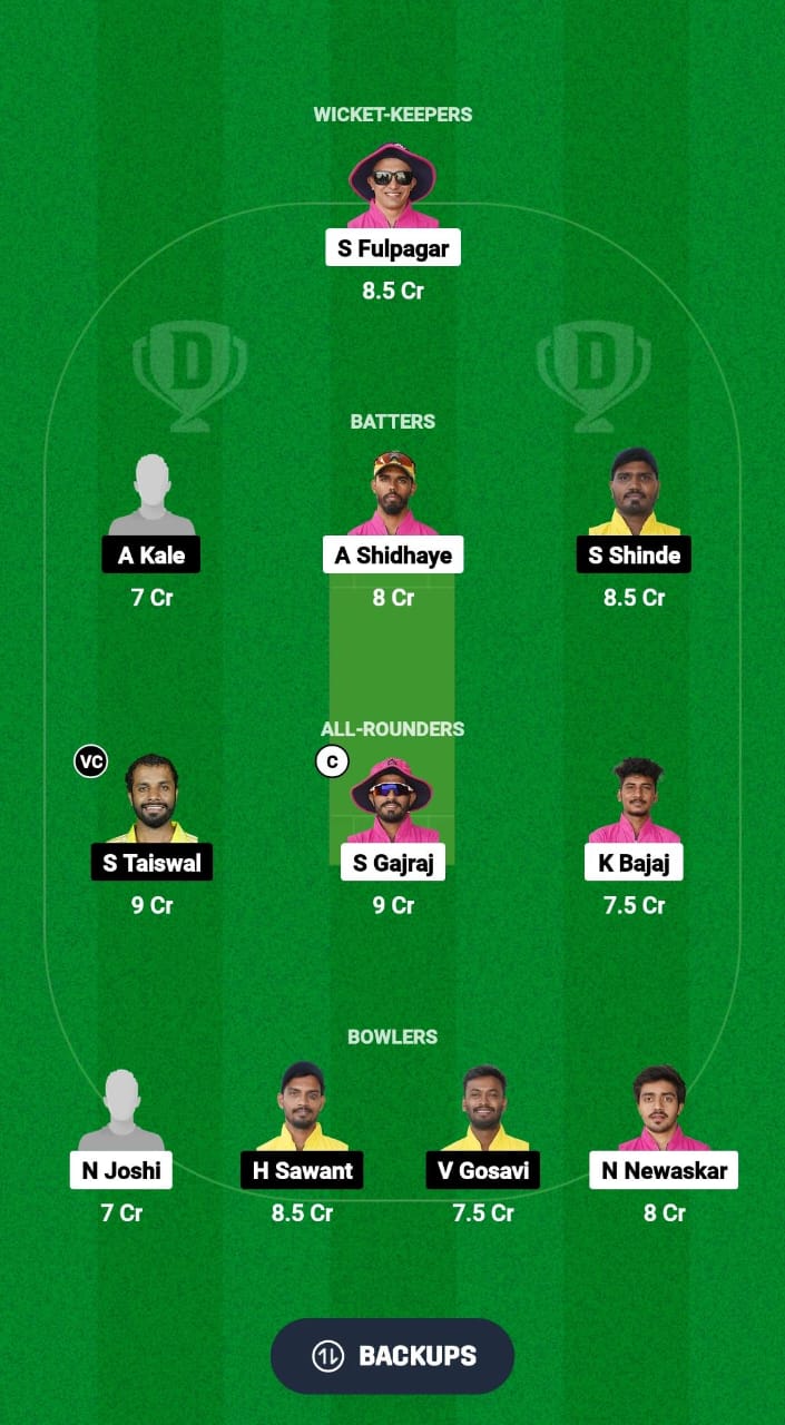 RRA vs MVA Dream11 Prediction Fantasy Cricket Tips Dream11 Team Ecole Pune T20 Cup 2024 