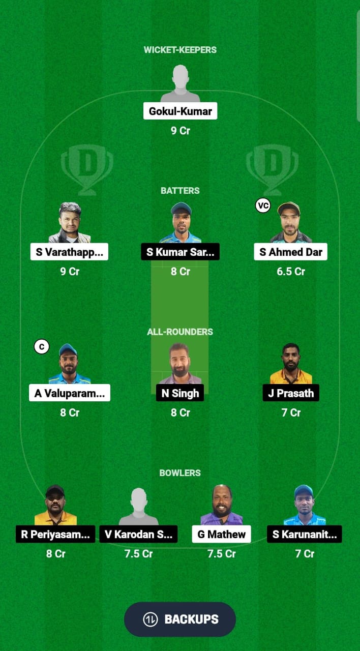 KRM vs AEC Dream11 Prediction Fantasy Cricket Tips Dream11 Team Kuwait T20 Challengers Trophy 2024 