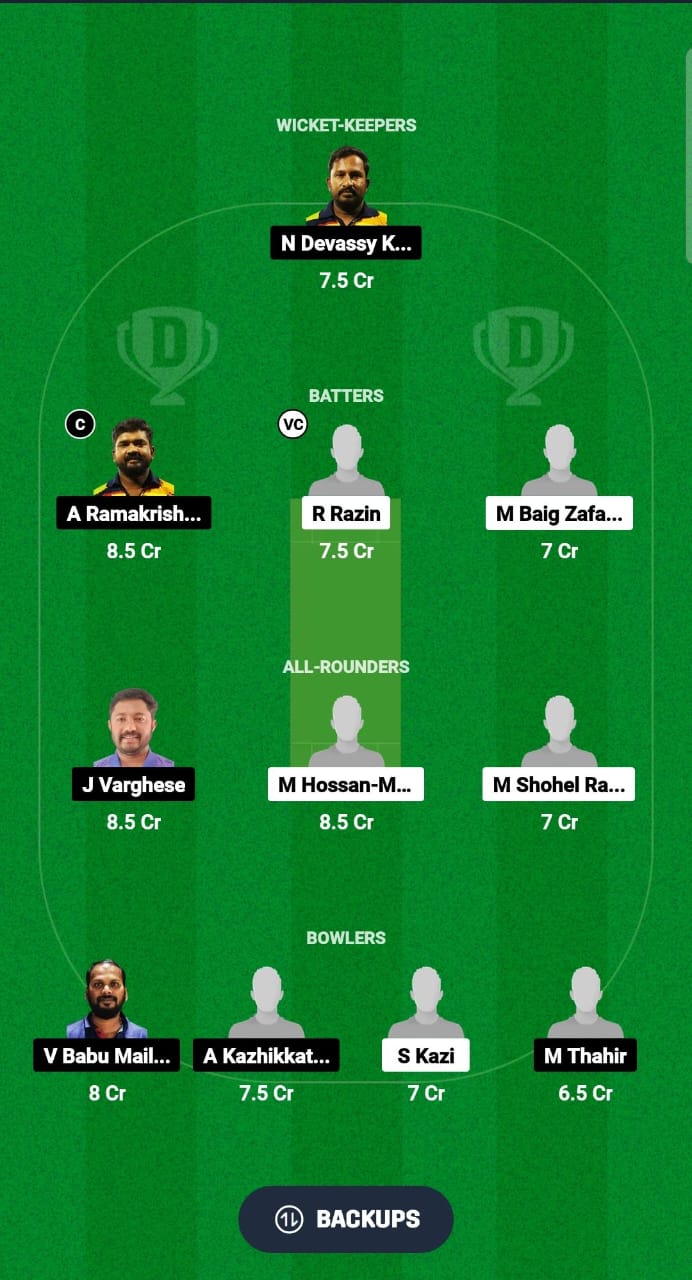 MBT vs COH Dream11 Prediction Fantasy Cricket Tips Dream11 Team Kuwait T20 Challengers Trophy 2024 