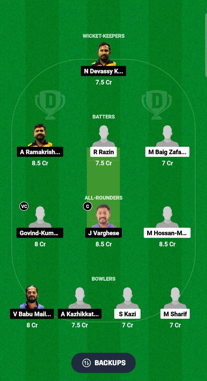 MBT vs COH Dream11 Prediction Fantasy Cricket Tips Dream11 Team Kuwait T20 Challengers Trophy 2024 