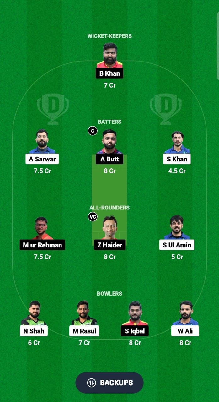 PKB vs BSH Dream11 Prediction Fantasy Cricket Tips Dream11 Team ECS T10 Spain 2024 