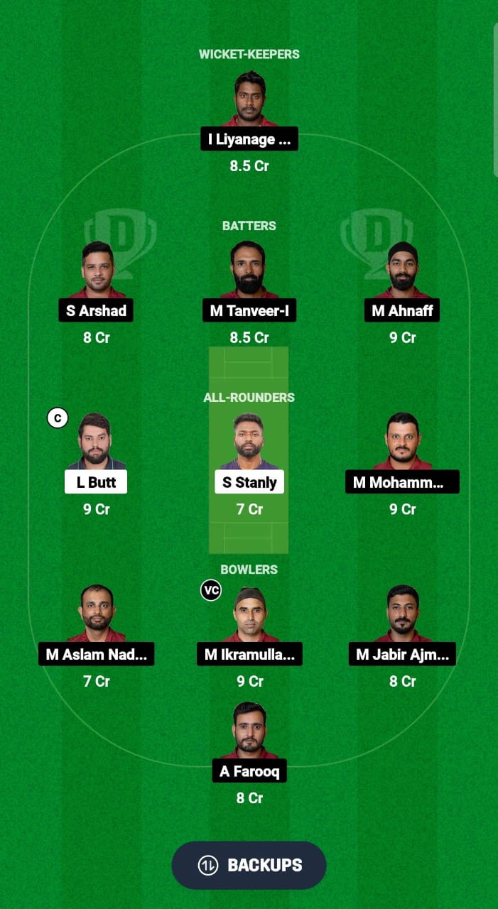 CAB vs QAT Dream11 Prediction Fantasy Cricket Tips Dream11 Team ICC Men's T20 World Cup Asia Qualifier B 2024 