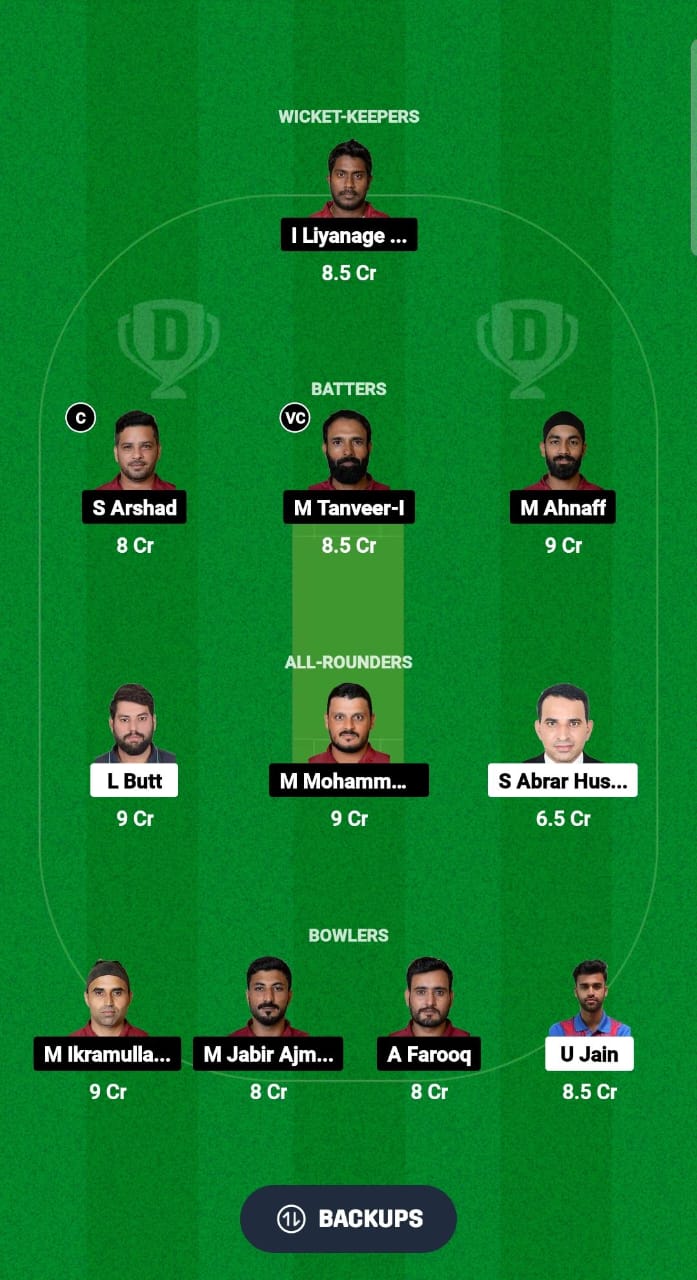 CAB vs QAT Dream11 Prediction Fantasy Cricket Tips Dream11 Team ICC Men's T20 World Cup Asia Qualifier B 2024 