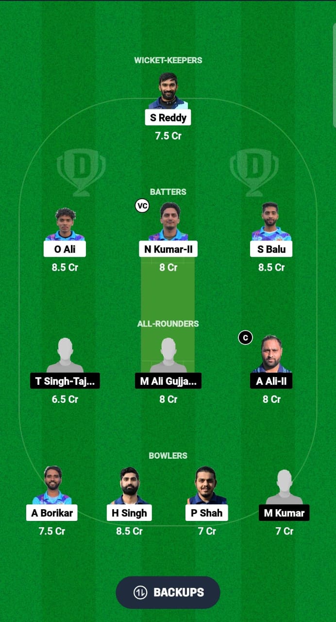 MIB vs UCCO Dream11 Prediction Fantasy Cricket Tips Dream11 Team ECS T10 Spain 2024 