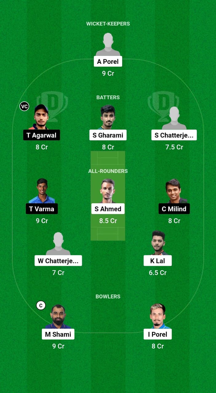 BEN vs HYD Dream11 Prediction Fantasy Cricket Tips Dream11 Team Indian Domestic T20 Trophy 2024 