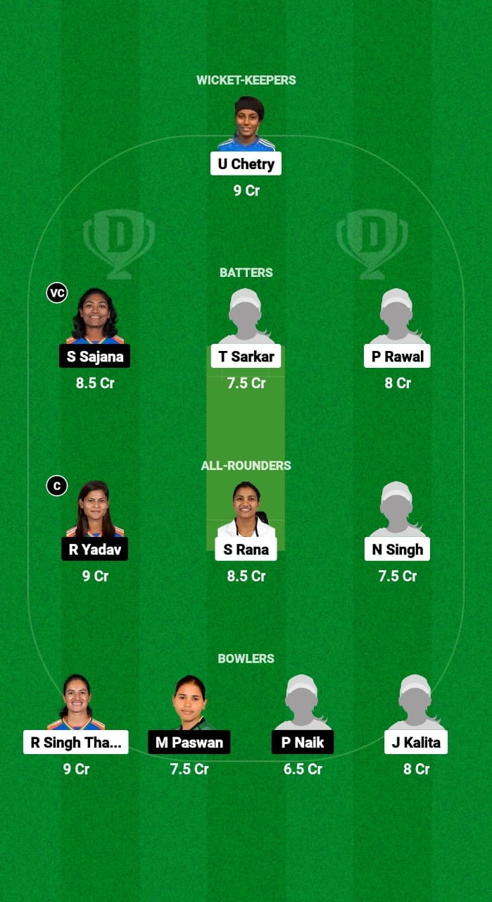 IN-B-W vs IN-E-W Dream11 Prediction Fantasy Cricket Tips Dream11 Team Indian Women's Domestic T20 Challenger Trophy 2024 