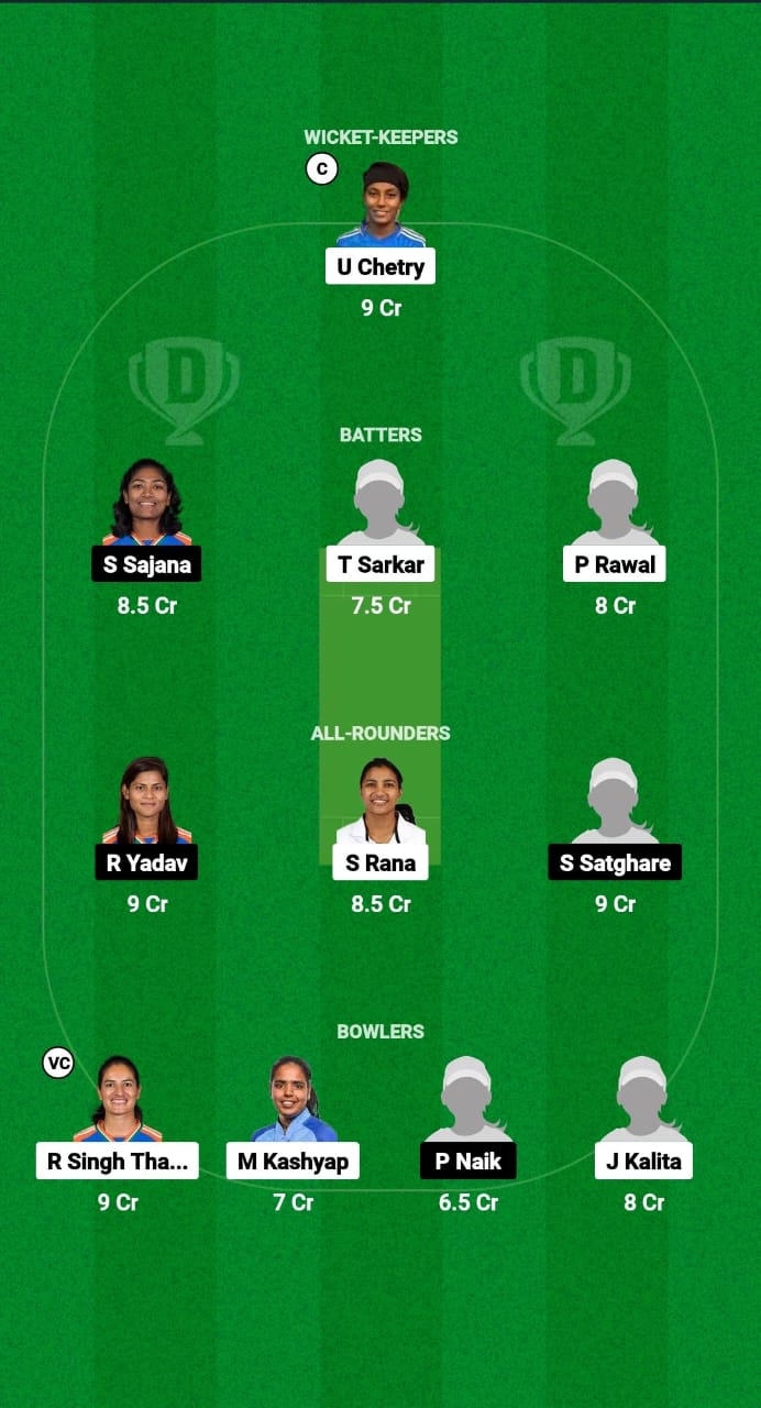 IN-B-W vs IN-E-W Dream11 Prediction Fantasy Cricket Tips Dream11 Team Indian Women's Domestic T20 Challenger Trophy 2024 