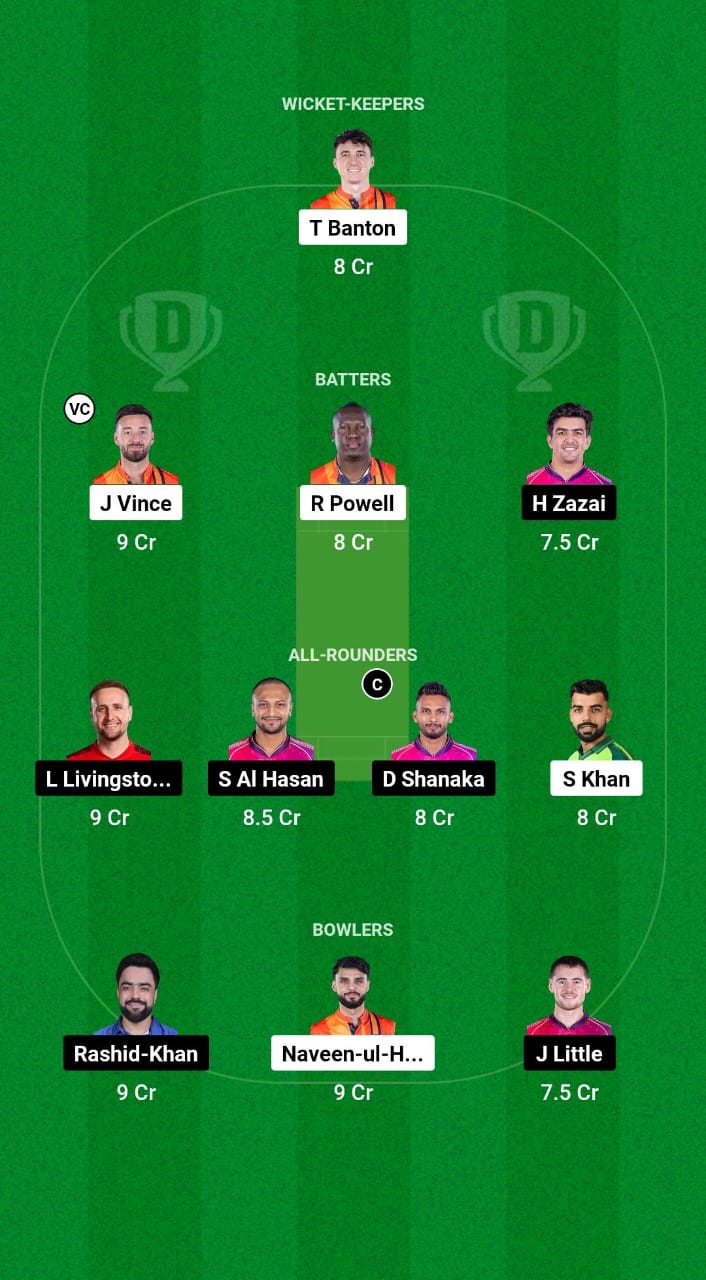 DB vs BT Dream11 Prediction Fantasy Cricket Tips Dream11 Team Abu Dhabi T10 2024 