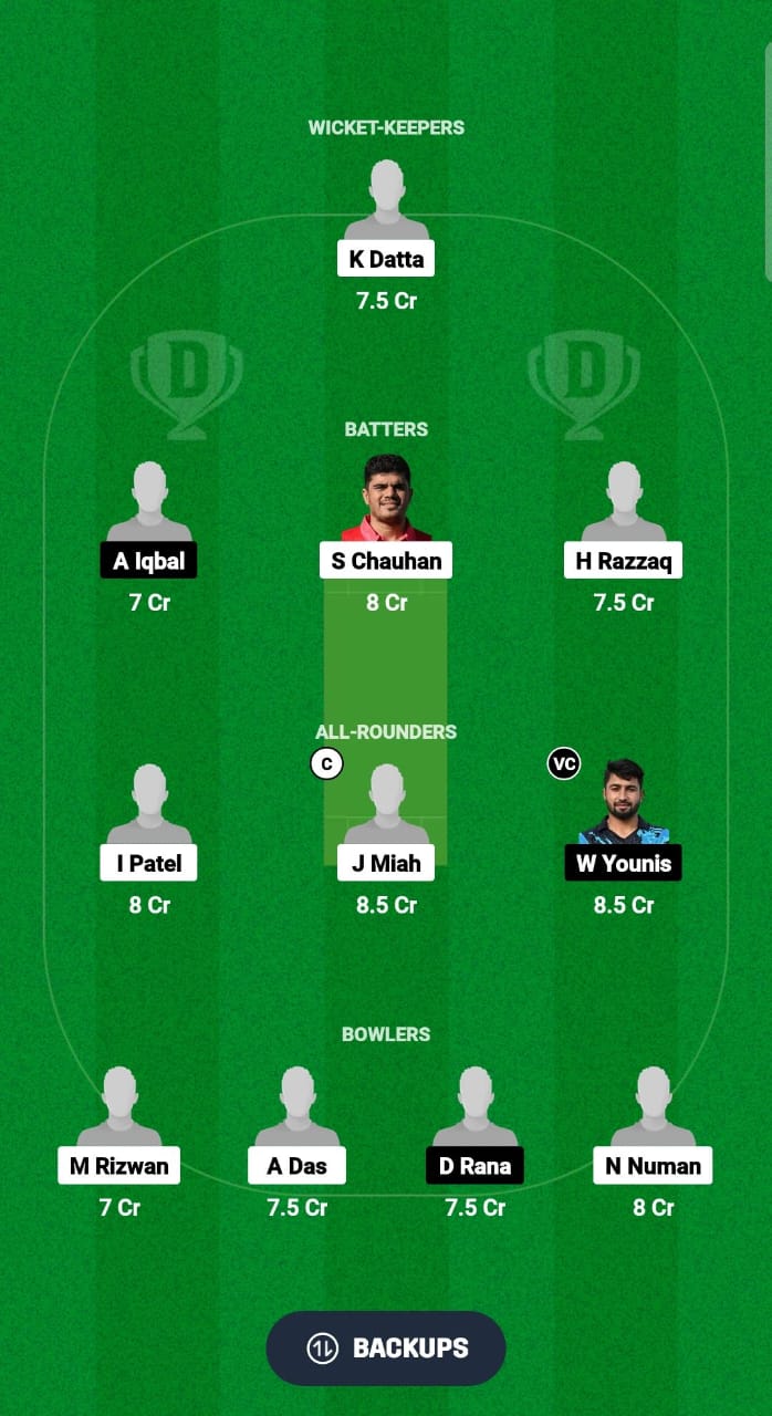 RAS vs RIW Dream11 Prediction Fantasy Cricket Tips Dream11 Team ECS T10 Spain 2024 