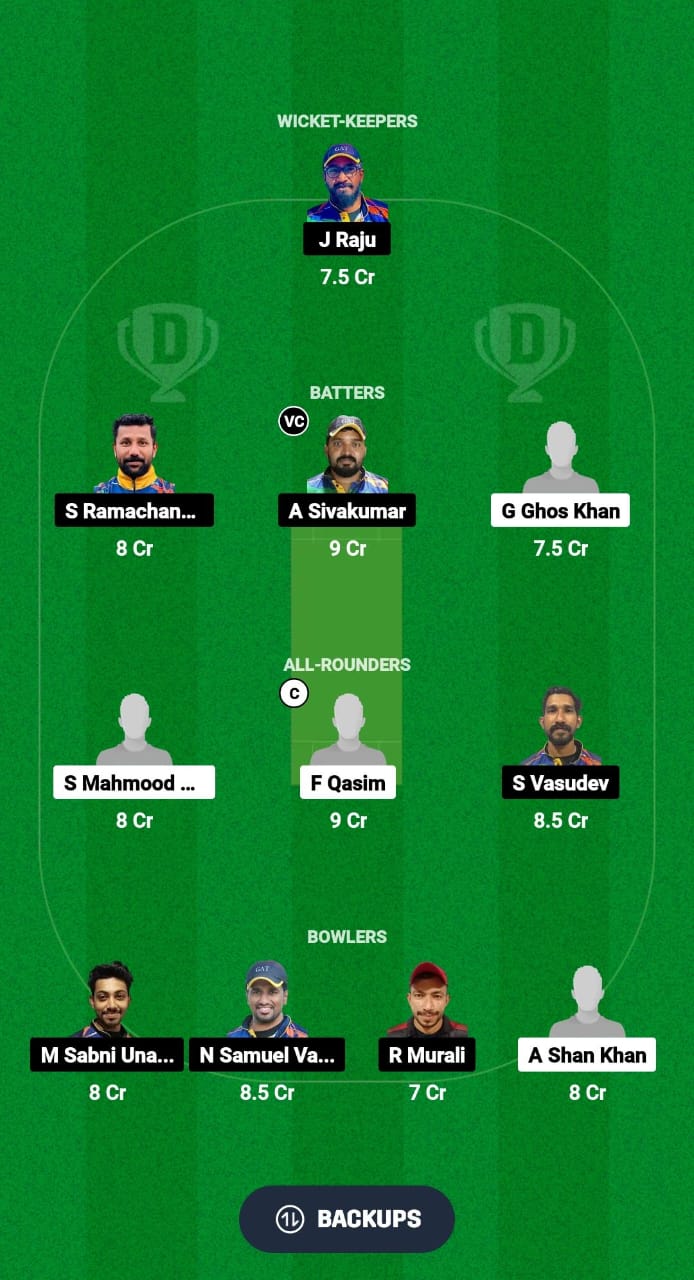 AFT vs GAT Dream11 Prediction Fantasy Cricket Tips Dream11 Team Kuwait T20 Challengers Cup 2024 