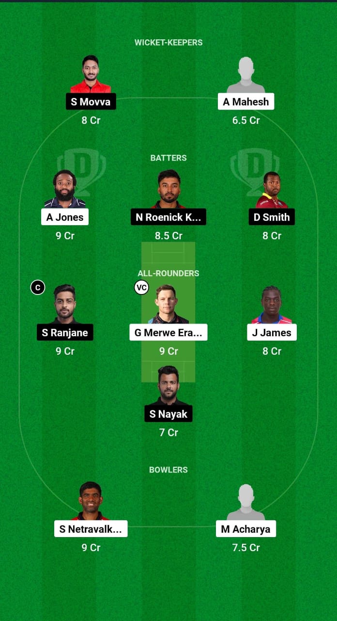 NJT vs MAV Dream11 Prediction Fantasy Cricket Tips Dream11 Team US Premier League T20 2024 