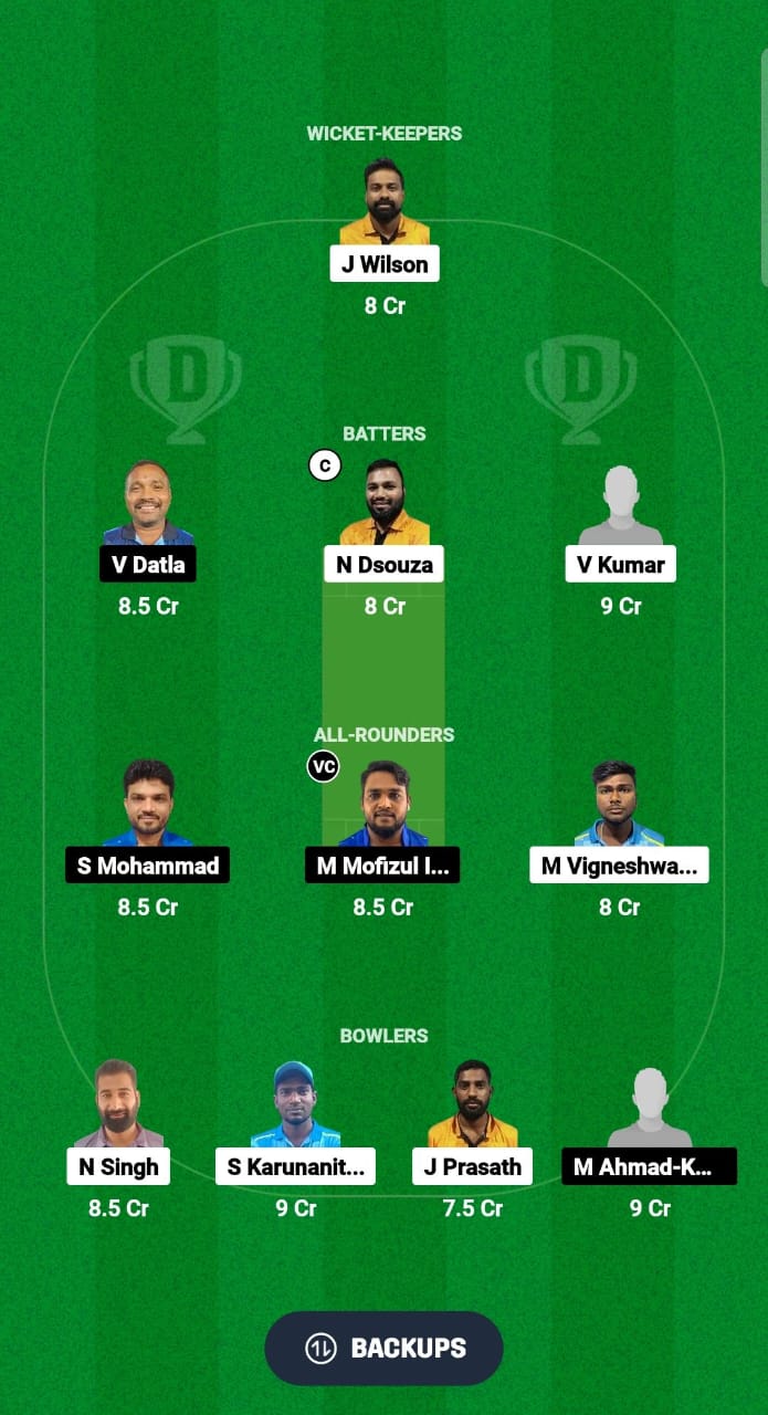 AEC vs CM Dream11 Prediction Fantasy Cricket Tips Dream11 Team Kuwait T20 Elite Cup 2024 