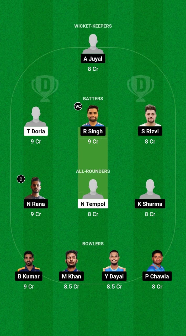 AP vs UP Dream11 Prediction Fantasy Cricket Tips Dream11 Team Indian Domestic T20 Trophy 2024 