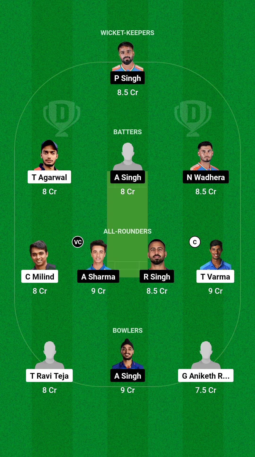 HYD vs PUN Dream11 Prediction Fantasy Cricket Tips Dream11 Team Indian Domestic T20 Trophy 2024 