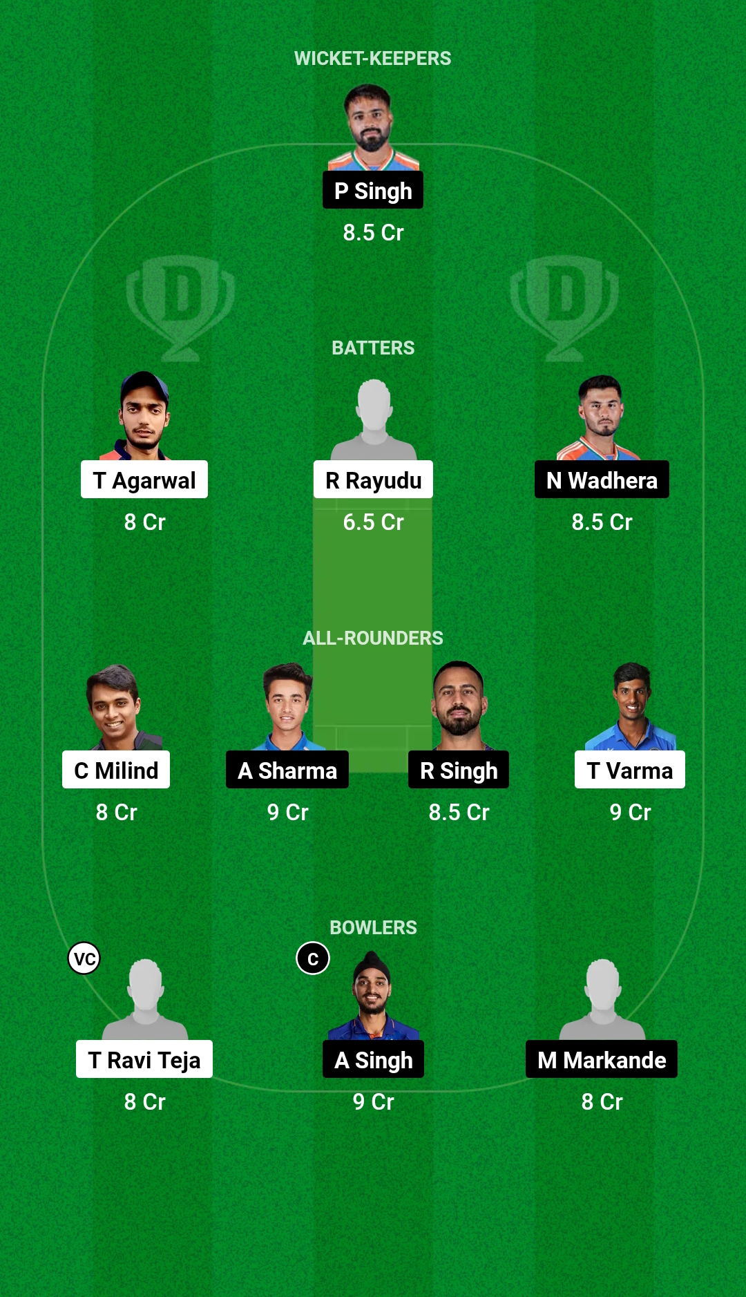 HYD vs PUN Dream11 Prediction Fantasy Cricket Tips Dream11 Team Indian Domestic T20 Trophy 2024 