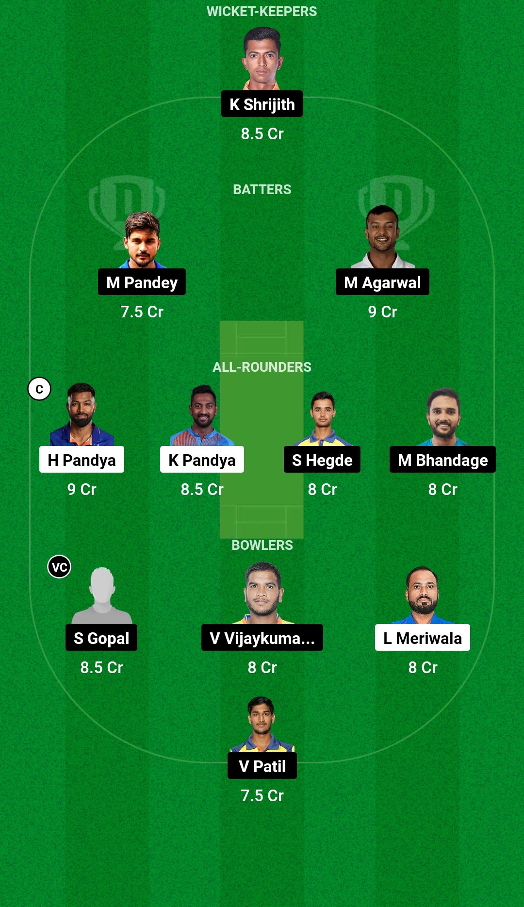 BRD vs KAR Dream11 Prediction Fantasy Cricket Tips Dream11 Team Indian Domestic T20 Trophy 2024 