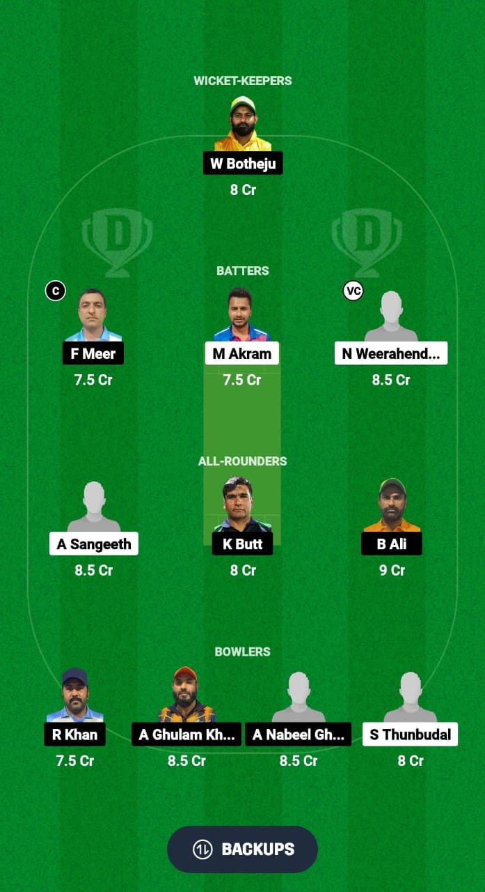 CEC-B vs KWM Dream11 Prediction Fantasy Cricket Tips Dream11 Team Kuwait T20 Challengers Trophy 2024 