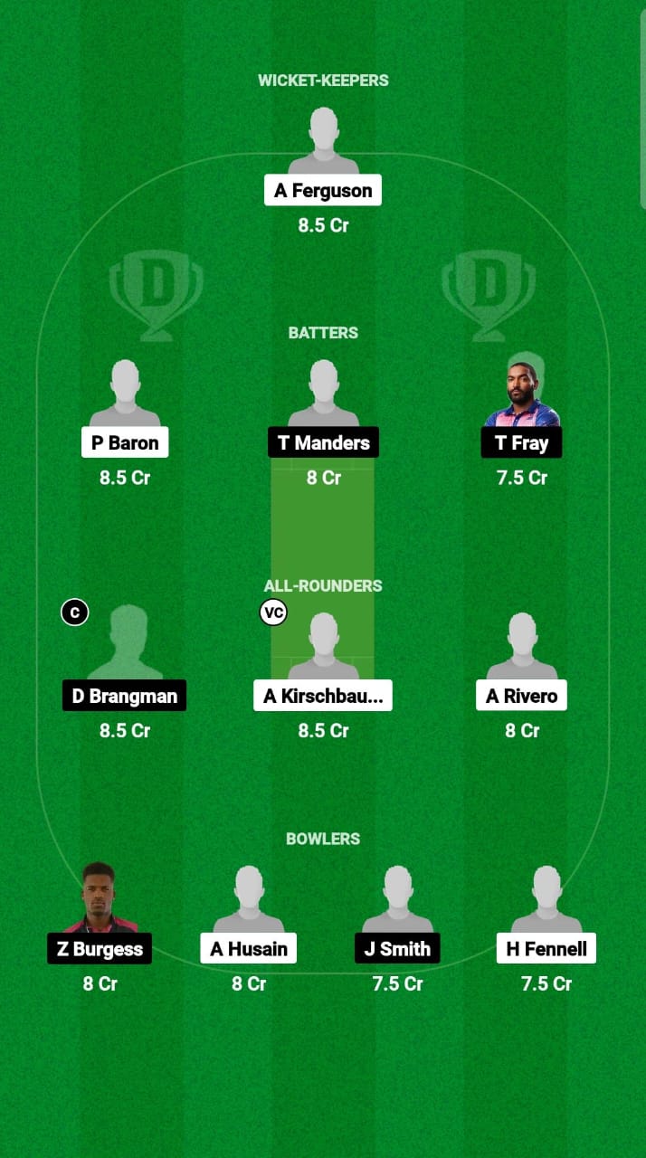 ARG vs BER Dream11 Prediction Fantasy Cricket Tips Dream11 Team ICC T20WC Sub Regional Americas Qualifier 2024 