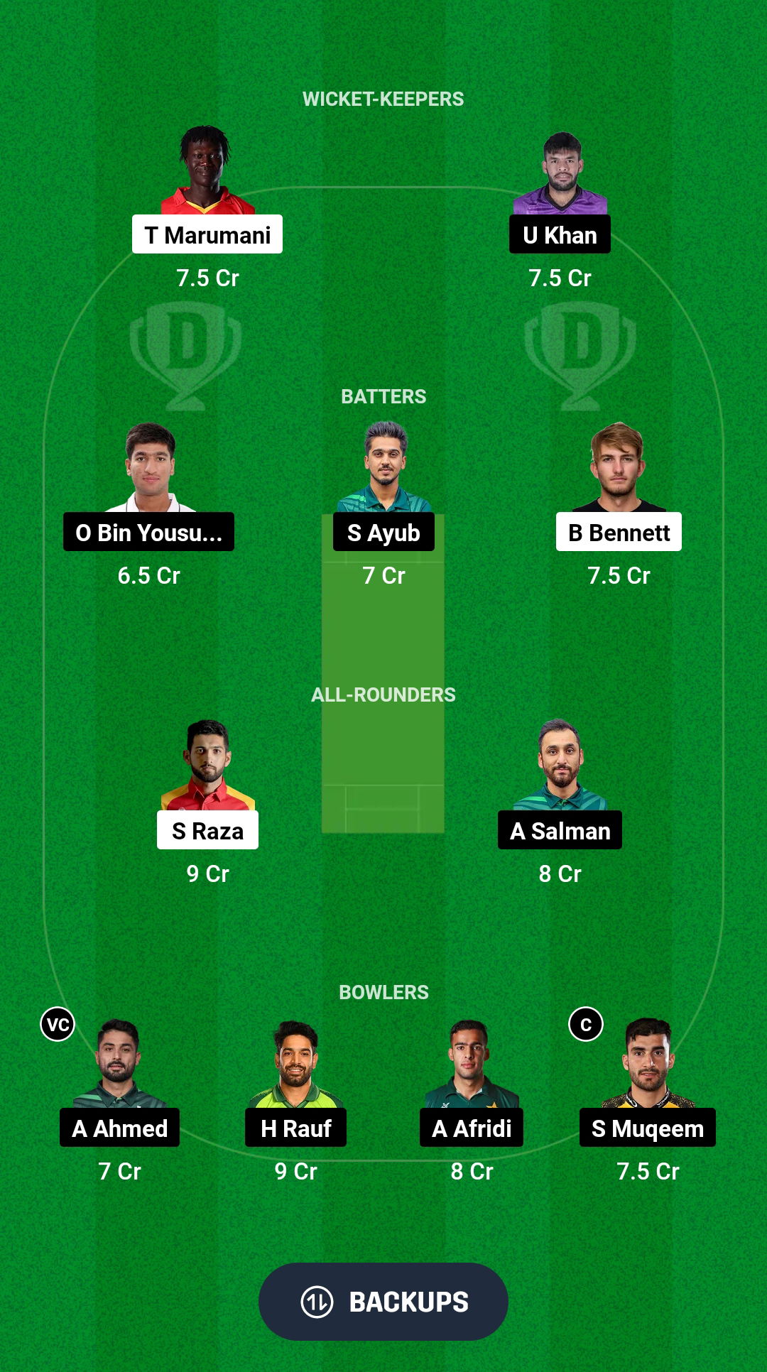 ZIM vs PAK Dream11 Prediction Fantasy Cricket Tips Dream11 Team Pakistan Tour of Zimbabwe 2024 