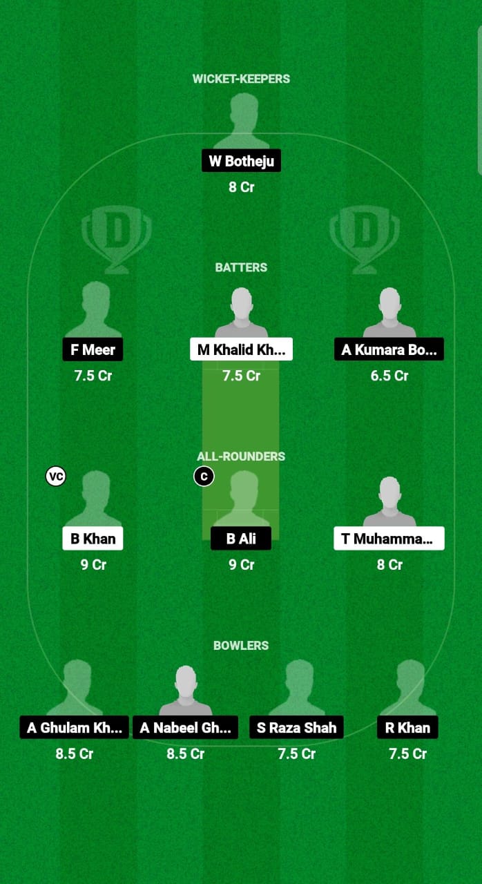 AS vs KWM Dream11 Prediction Fantasy Cricket Tips Dream11 Team Kuwait T20 Challengers Trophy 2024 