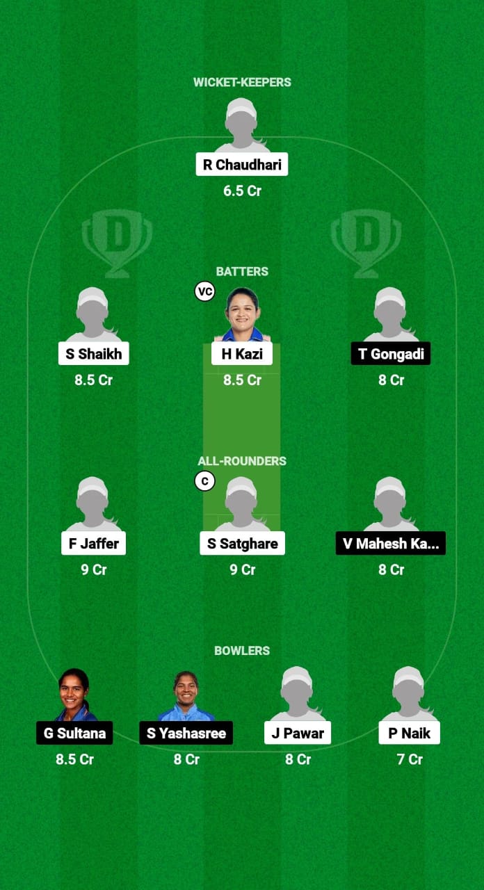 MUM-W vs HYD-W Dream11 Fantasy Cricket Prediction Tips Dream11 Team Womens Senior One Day Trophy 2024 