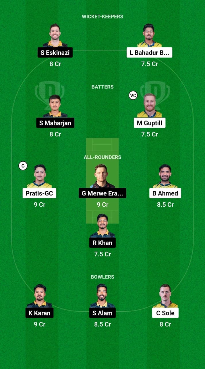 BK vs KMG Dream11 Prediction Fantasy Cricket Tips Dream11 Team Nepal Premier League 2024 