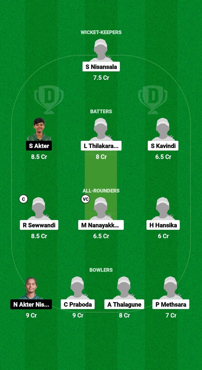 SL-WU19 vs BD-WU19 Dream11 Prediction Fantasy Cricket Tips Dream11 Team Women's U19 Asia Cup T20I 2024 