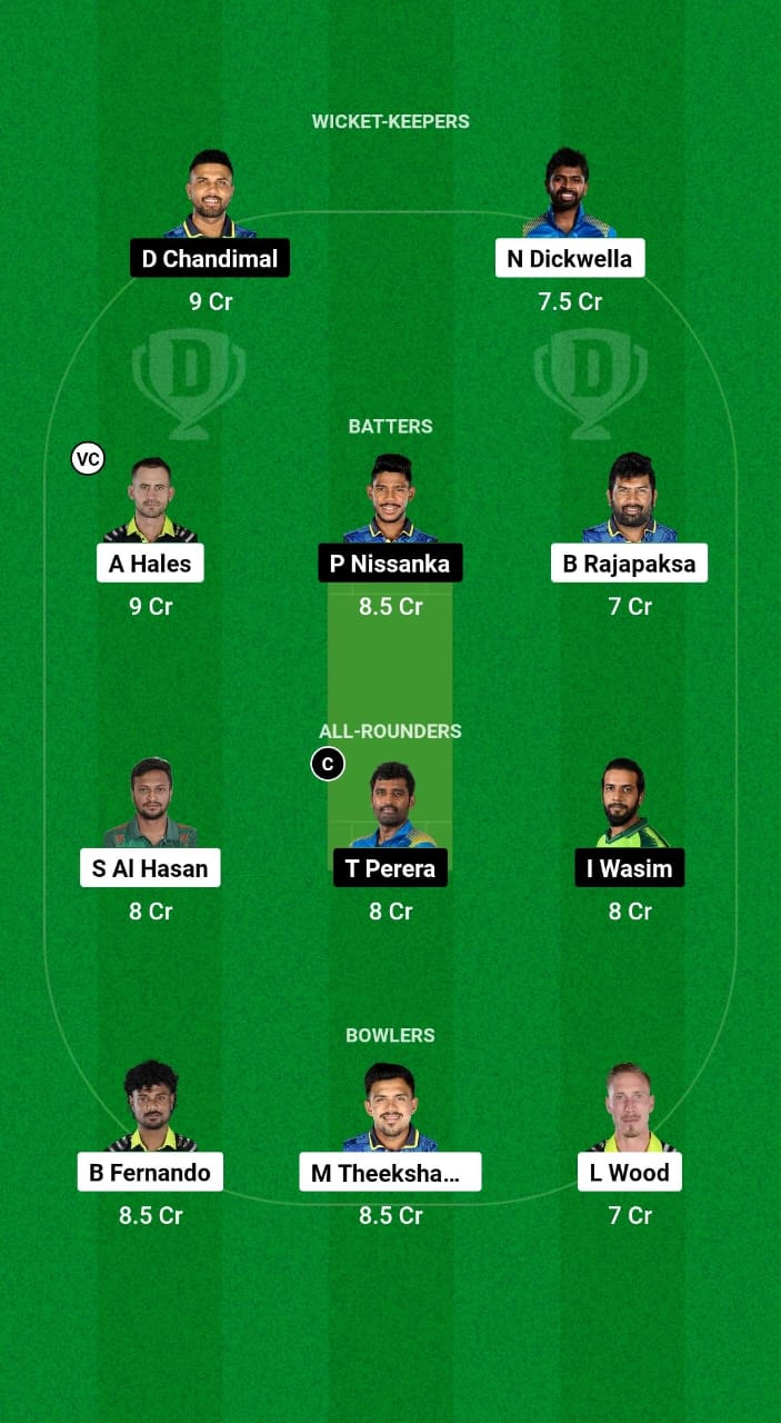 GM vs KB Dream11 Prediction Fantasy Cricket Tips Dream11 Team Lanka T10 Super League 2024 