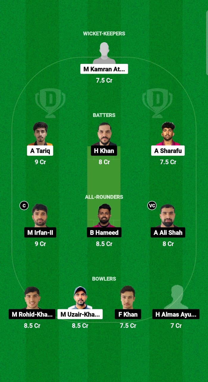 EMB vs SHA Dream11 Prediction Fantasy Cricket Tips Dream11 Team Emirates D10 2024 