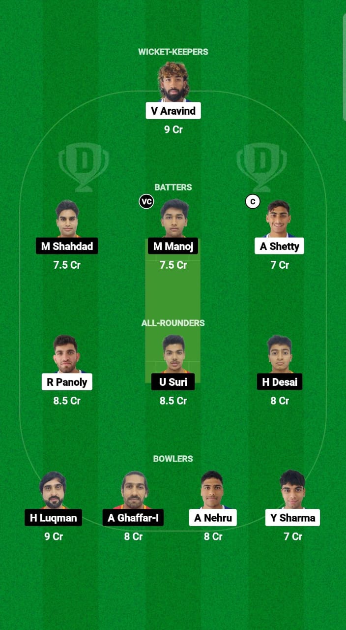 DUB vs EMR Dream11 Prediction Fantasy Cricket Tips Dream11 Team Emirates D10 2024 