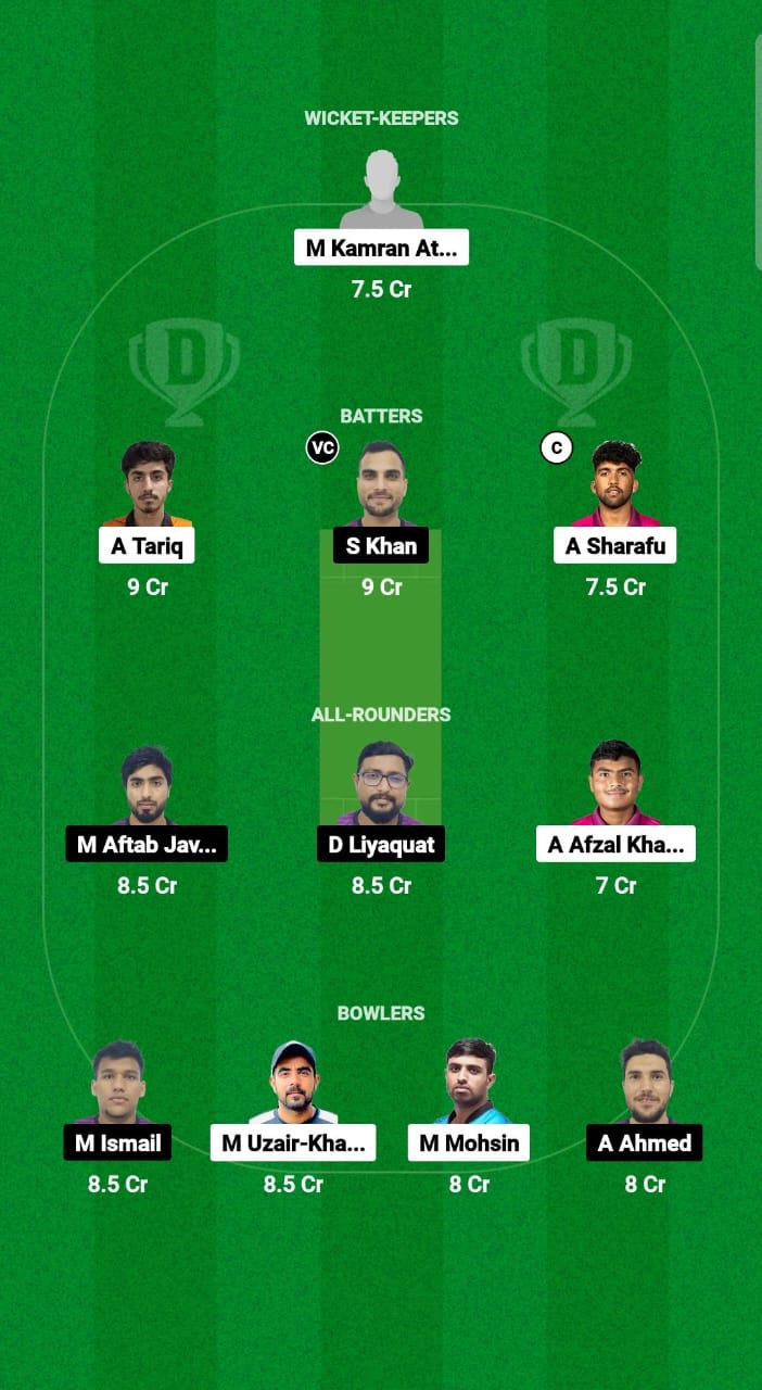 EMB vs AJM Dream11 Prediction Fantasy Cricket Tips Dream11 Team Emirates D10 2024 